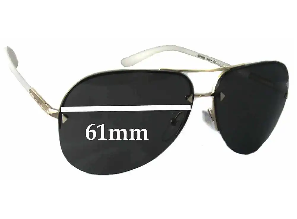Sunglass Fix Lentes de Repuesto para Prada SPR53O - 61mm Wide Sunglass Fix Lentes de Repuesto para Prada SPR53O - 61mm Wide