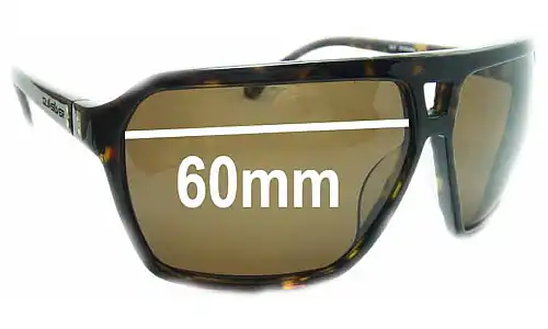 Sunglass Fix Lentes de Repuesto para Quiksilver J&D - 60mm Wide Sunglass Fix Lentes de Repuesto para Quiksilver J&D - 60mm Wide