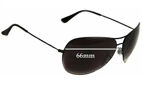 Sunglass Fix Lentes de Repuesto para Ray-Ban RB3340 - 66mm Wide Sunglass Fix Lentes de Repuesto para Ray-Ban RB3340 - 66mm Wide