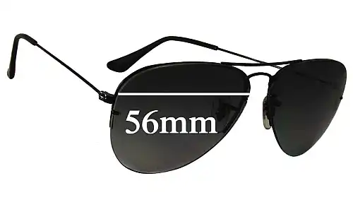 Sunglass Fix Lentes de Repuesto para Ray-Ban RB3460 - 56mm Wide Ray-Ban RB3460 Lentes de Repuesto 56mm wide