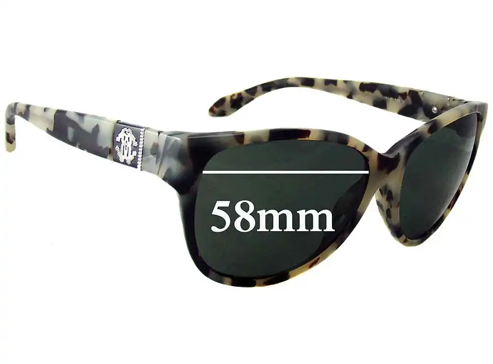 Sunglass Fix Lentes de Repuesto para Roberto Cavalli Caprifoglio 650S - 58mm Wide Sunglass Fix Lentes de Repuesto para Roberto Cavalli Caprifoglio 650S - 58mm Wide