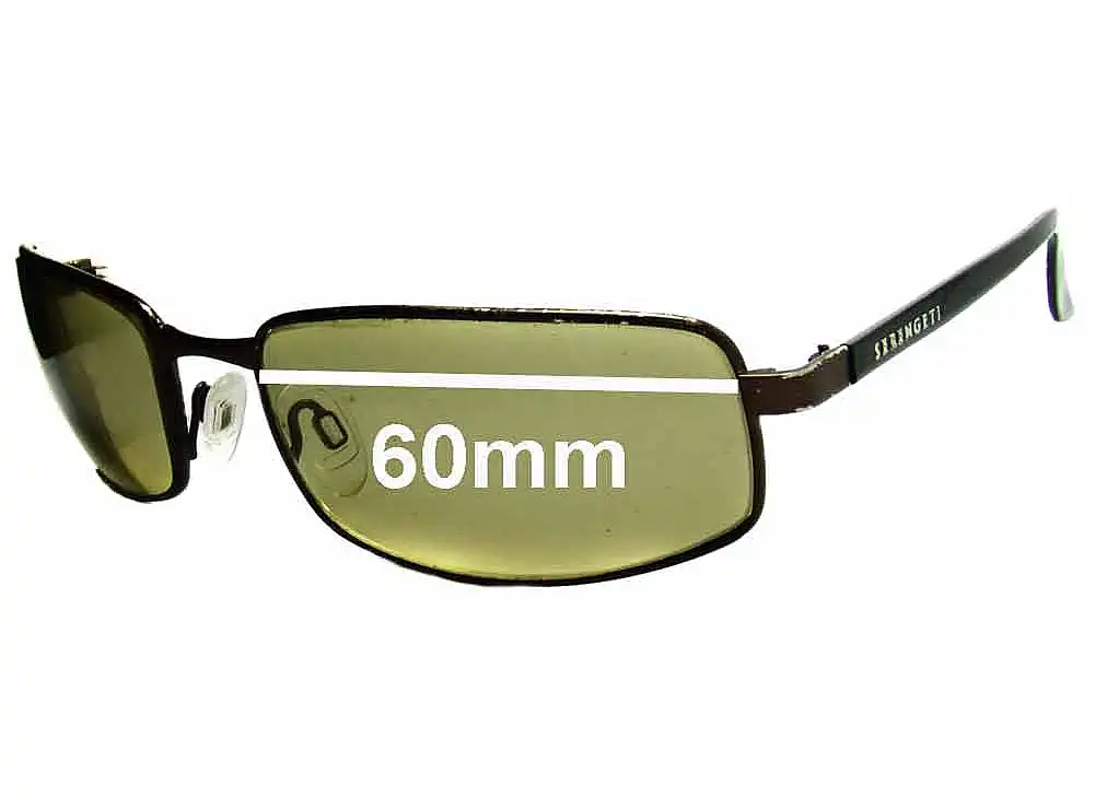 Sunglass Fix Lentes de Repuesto para Serengeti Carini - 60mm Wide Sunglass Fix Lentes de Repuesto para Serengeti Carini - 60mm Wide