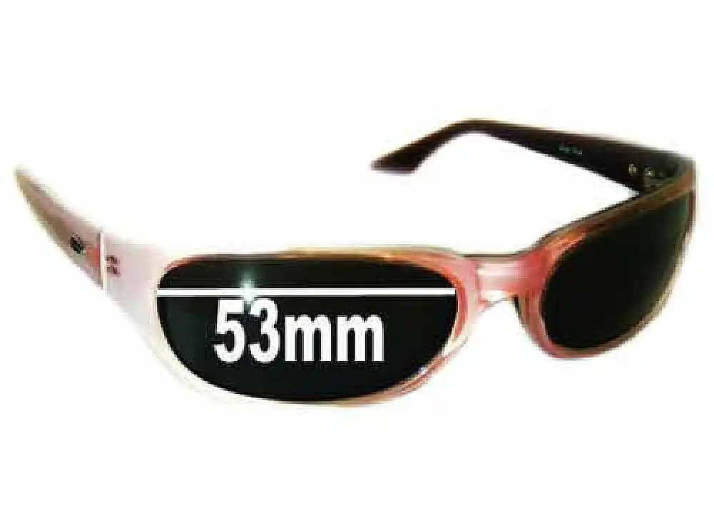 Sunglass Fix Lentes de Repuesto para Smith Vice Pink - 53mm Wide Sunglass Fix Lentes de Repuesto para Smith Vice Pink - 53mm Wide