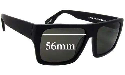 Sunglass Fix Lentes de Repuesto para Sunday Somewhere MBP - 56mm Wide Sunglass Fix Lentes de Repuesto para Sunday Somewhere MBP - 56mm Wide