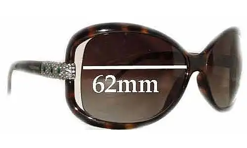 Sunglass Fix Lentes de Repuesto para Valentino 5559-S - 62mm Wide Sunglass Fix Lentes de Repuesto para Valentino 5559-S - 62mm Wide