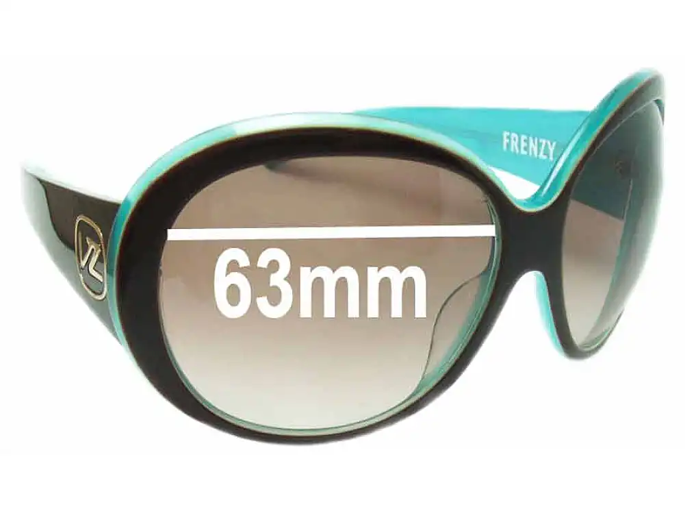 Sunglass Fix Lentes de Repuesto para Von Zipper Frenzy - 63mm Wide Sunglass Fix Lentes de Repuesto para Von Zipper Frenzy - 63mm Wide
