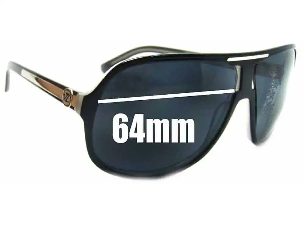 Sunglass Fix Lentes de Repuesto para Von Zipper Hoss - 64mm Wide Sunglass Fix Lentes de Repuesto para Von Zipper Hoss - 64mm Wide