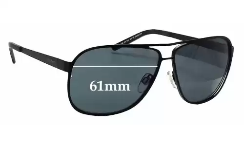 Sunglass Fix Lentes de Repuesto para Alex Perry AP Sun Rx 18 - 61mm Wide Sunglass Fix Lentes de Repuesto para Alex Perry AP Sun Rx 18 - 61mm Wide