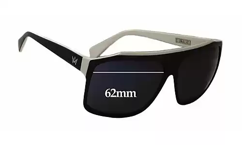 Sunglass Fix Lentes de Repuesto para AM Eyewear Alex - 62mm Wide Sunglass Fix Lentes de Repuesto para AM Eyewear Alex - 62mm Wide