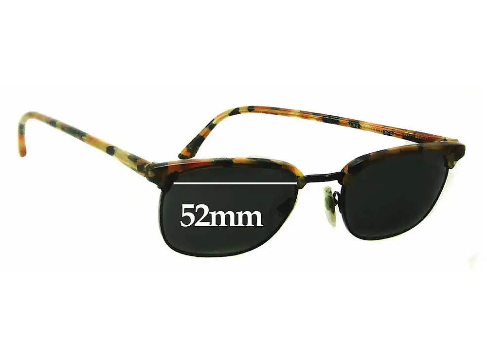 Sunglass Fix Lentes de Repuesto para Anglo American Optical Mod 74 - 52mm Wide Sunglass Fix Lentes de Repuesto para Anglo American Optical Mod 74 - 52mm Wide