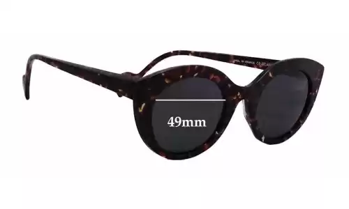 Sunglass Fix Lentes de Repuesto para Anne & Valentin Scarlett - 49mm Wide Anne & Valentin Scarlett Lentes de Repuesto 49mm wide
