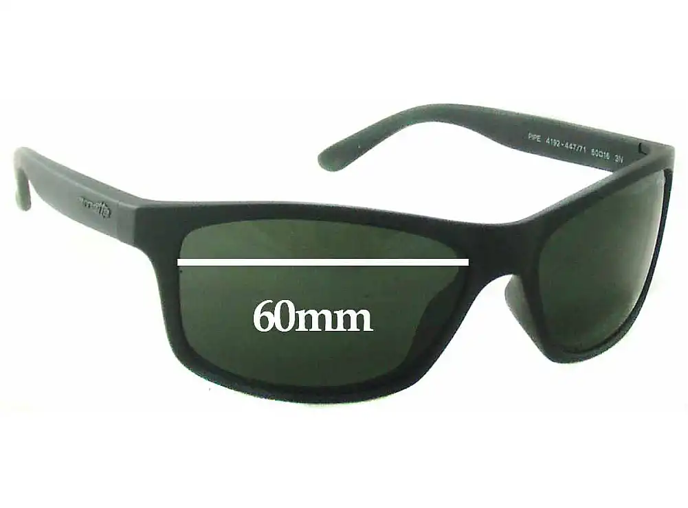 Sunglass Fix Lentes de Repuesto para Arnette Pipe AN4192 - 60mm Wide Sunglass Fix Lentes de Repuesto para Arnette Pipe AN4192 - 60mm Wide