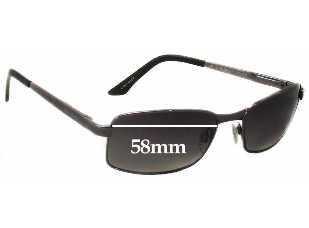 Sunglass Fix Lentes de Repuesto para Bill Bass Norton - 58mm Wide Sunglass Fix Lentes de Repuesto para Bill Bass Norton - 58mm Wide