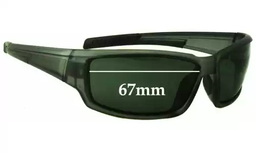 Sunglass Fix Lentes de Repuesto para Black Ice PL6036 - 67mm Wide Sunglass Fix Lentes de Repuesto para Black Ice PL6036 - 67mm Wide