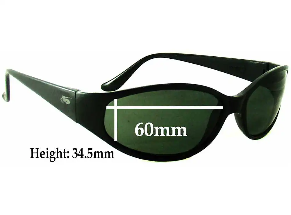 Sunglass Fix Lentes de Repuesto para Bolle Coachwhip 34.5mm Tall - 60mm Wide Sunglass Fix Lentes de Repuesto para Bolle Coachwhip 34.5mm Tall - 60mm Wide