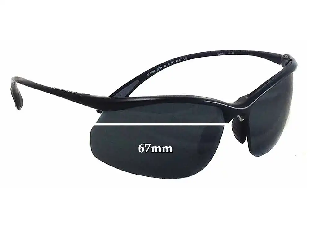 Sunglass Fix Lentes de Repuesto para Bolle Swiftkick - 67mm Wide Sunglass Fix Lentes de Repuesto para Bolle Swiftkick - 67mm Wide