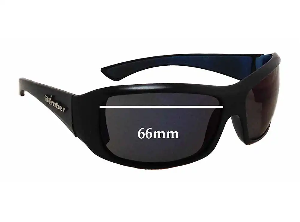 Sunglass Fix Lentes de Repuesto para Bomber ST103 Stink Bomb - 66mm Wide Sunglass Fix Lentes de Repuesto para Bomber ST103 Stink Bomb - 66mm Wide