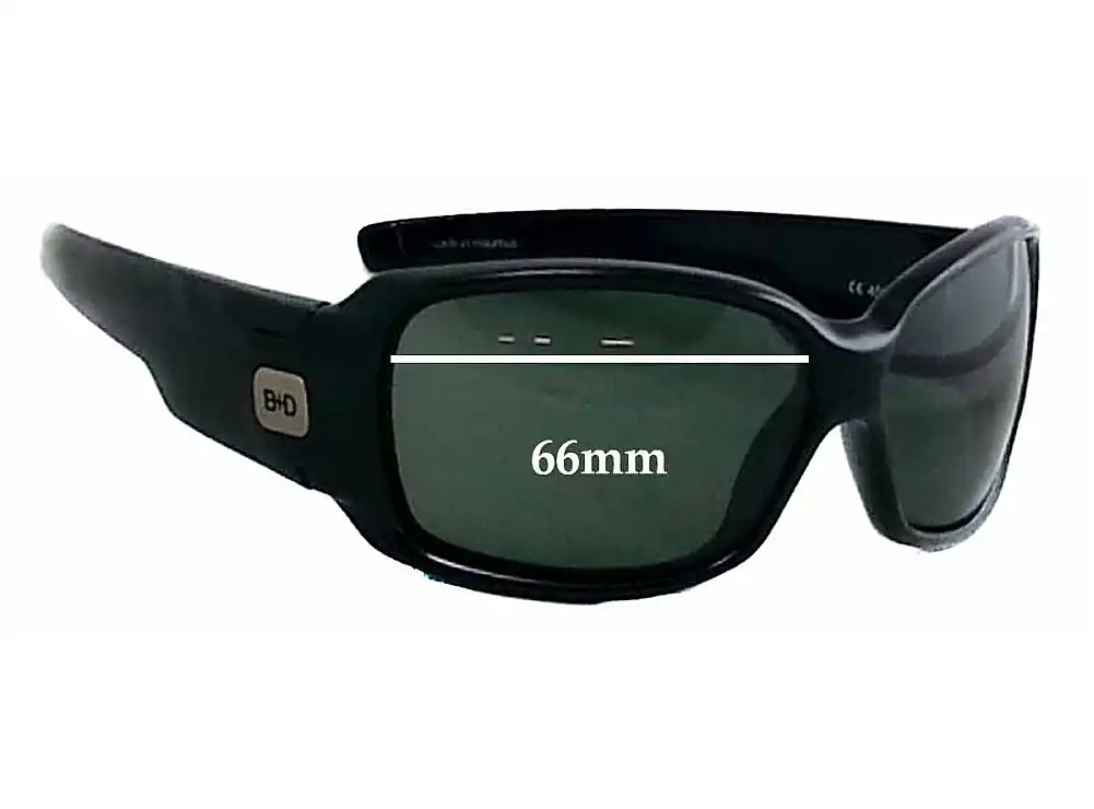 Sunglass Fix Lentes de Repuesto para Buch Deichmann B+D 4563 - 66mm Wide Sunglass Fix Lentes de Repuesto para Buch Deichmann B+D 4563 - 66mm Wide