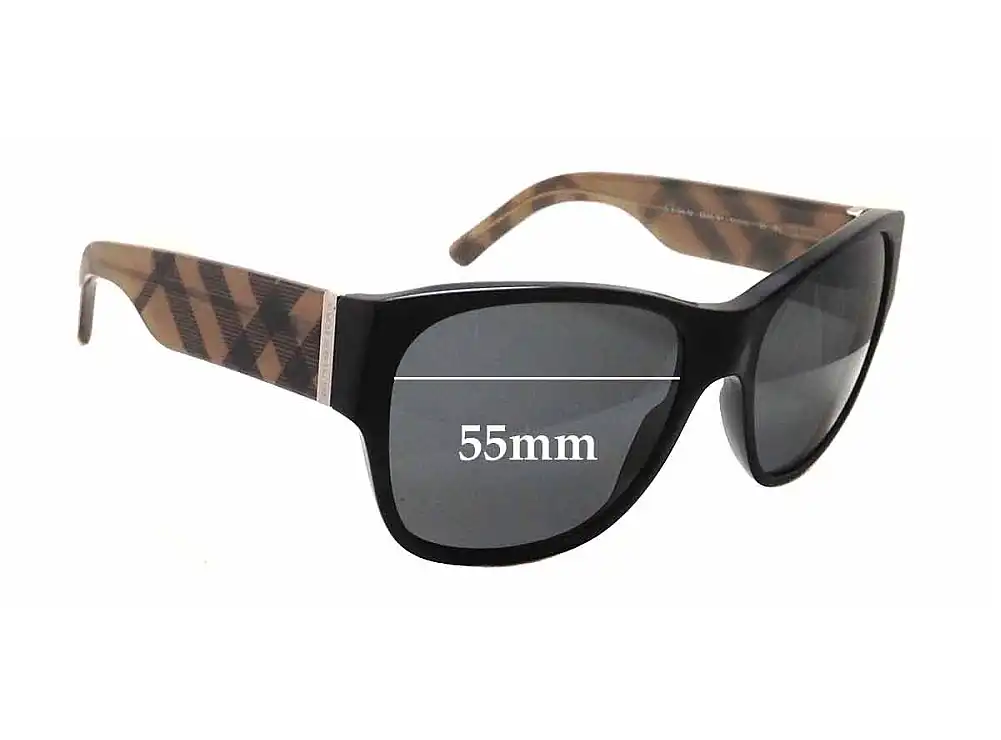 Sunglass Fix Lentes de Repuesto para Burberry B 4104-M - 55mm Wide Sunglass Fix Lentes de Repuesto para Burberry B 4104-M - 55mm Wide