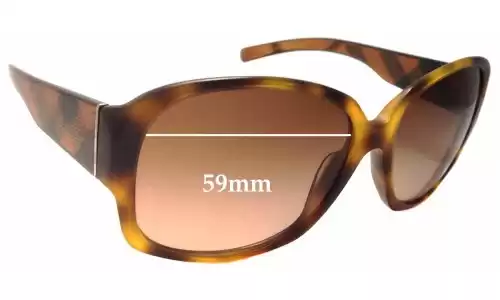 Sunglass Fix Lentes de Repuesto para Burberry B 4128 - 59mm Wide Sunglass Fix Lentes de Repuesto para Burberry B 4128 - 59mm Wide