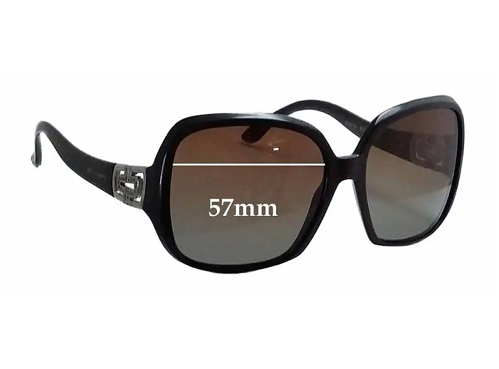 Sunglass Fix Lentes de Repuesto para Bvlgari 8020-B - 57mm Wide Sunglass Fix Lentes de Repuesto para Bvlgari 8020-B - 57mm Wide