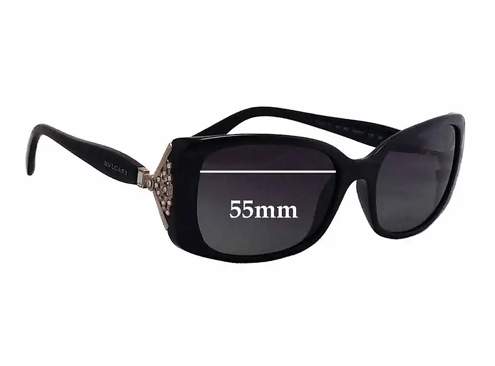 Sunglass Fix Lentes de Repuesto para Bvlgari 8099-B - 55mm Wide Sunglass Fix Lentes de Repuesto para Bvlgari 8099-B - 55mm Wide