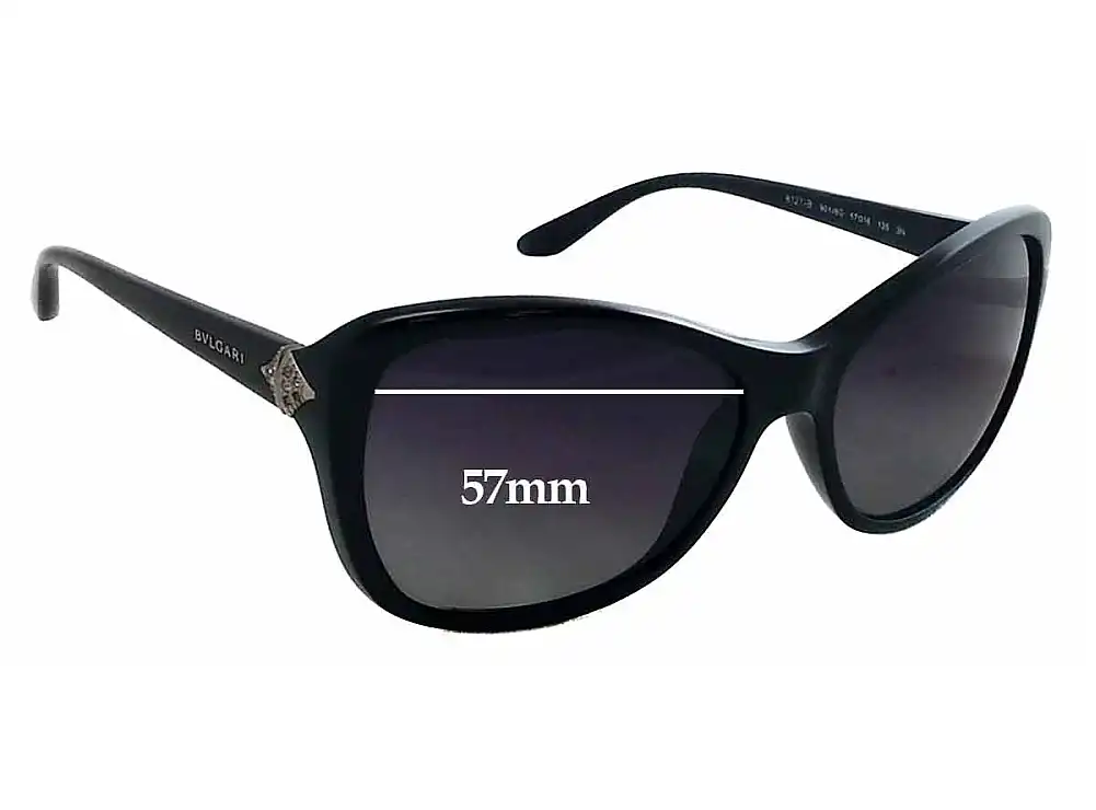 Sunglass Fix Lentes de Repuesto para Bvlgari 8127-B - 57mm Wide Sunglass Fix Lentes de Repuesto para Bvlgari 8127-B - 57mm Wide