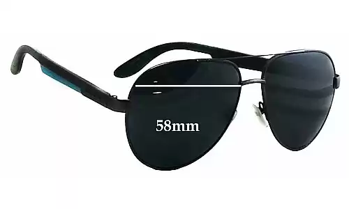 Sunglass Fix Lentes de Repuesto para Carrera 5009 - 58mm Wide Sunglass Fix Lentes de Repuesto para Carrera 5009 - 58mm Wide