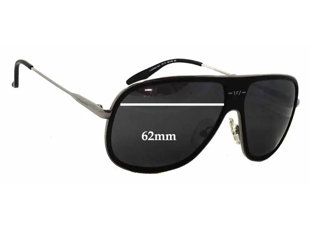 Sunglass Fix Lentes de Repuesto para Carrera 88-S - 62mm Wide Sunglass Fix Lentes de Repuesto para Carrera 88-S - 62mm Wide