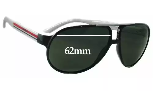 Sunglass Fix Lentes de Repuesto para Carrera Forever Mine - 62mm Wide Sunglass Fix Lentes de Repuesto para Carrera Forever Mine - 62mm Wide