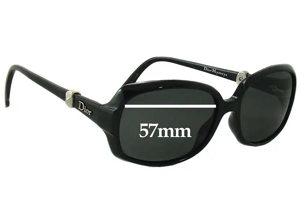 Sunglass Fix Lentes de Repuesto para Christian Dior Mystery 2 - 57mm Wide Sunglass Fix Lentes de Repuesto para Christian Dior Mystery 2 - 57mm Wide