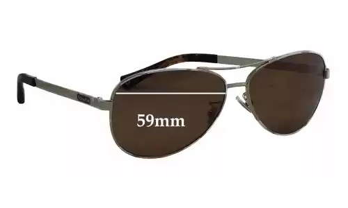 Sunglass Fix Lentes de Repuesto para Coach HC7025 Stefanie - 59mm Wide Coach HC7025 Stefanie Lentes de Repuesto 59mm wide