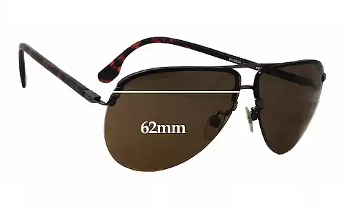 Sunglass Fix Lentes de Repuesto para Diesel DL0030 - 62mm Wide Sunglass Fix Lentes de Repuesto para Diesel DL0030 - 62mm Wide