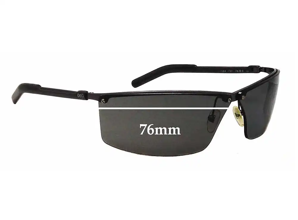 Sunglass Fix Lentes de Repuesto para Dolce & Gabbana DG2084 - 76mm Wide Sunglass Fix Lentes de Repuesto para Dolce & Gabbana DG2084 - 76mm Wide