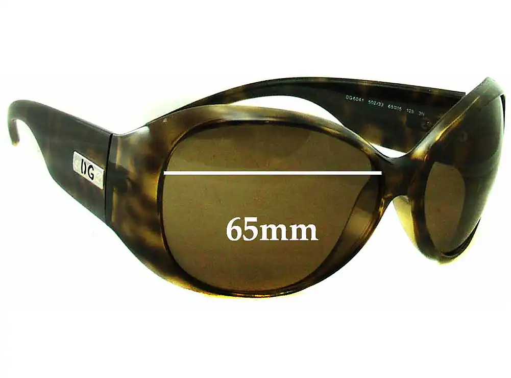 Sunglass Fix Lentes de Repuesto para Dolce & Gabbana DG6041 - 65mm Wide Sunglass Fix Lentes de Repuesto para Dolce & Gabbana DG6041 - 65mm Wide