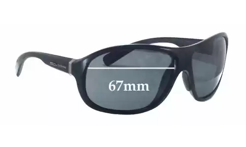 Sunglass Fix Lentes de Repuesto para Dolce & Gabbana DG6069 - 67mm Wide Sunglass Fix Lentes de Repuesto para Dolce & Gabbana DG6069 - 67mm Wide