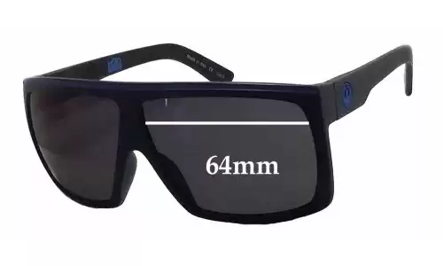 Sunglass Fix Lentes de Repuesto para Dragon Fame H2O Floatable - 64mm Wide Sunglass Fix Lentes de Repuesto para Dragon Fame H2O Floatable - 64mm Wide
