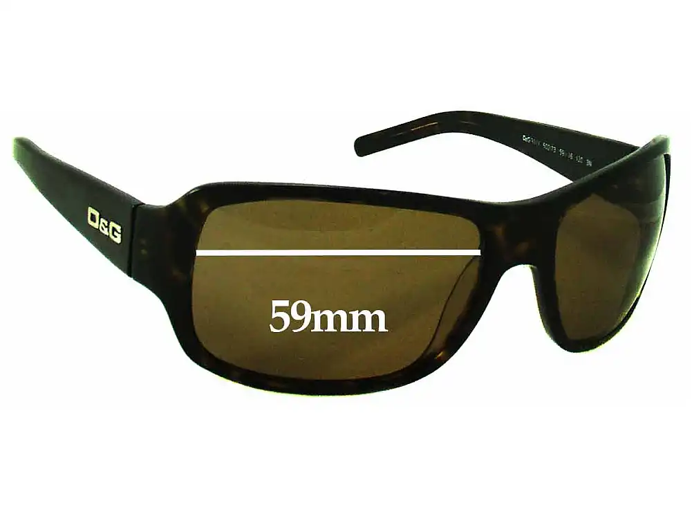 Sunglass Fix Lentes de Repuesto para Dolce & Gabbana DG3011 - 59mm Wide Sunglass Fix Lentes de Repuesto para Dolce & Gabbana DG3011 - 59mm Wide