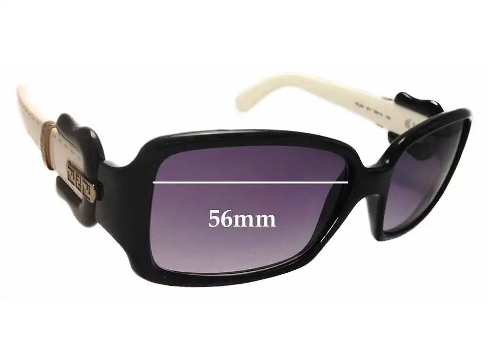 Sunglass Fix Lentes de Repuesto para Fendi FS 383 - 56mm Wide Sunglass Fix Lentes de Repuesto para Fendi FS 383 - 56mm Wide