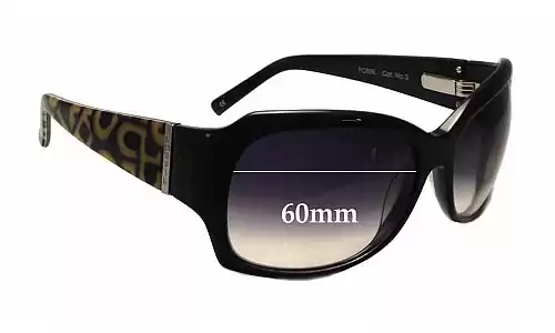 Sunglass Fix Lentes de Repuesto para Fossil Glamour - 60mm Wide Sunglass Fix Lentes de Repuesto para Fossil Glamour - 60mm Wide