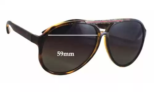 Sunglass Fix Lentes de Repuesto para Gucci GG1627/S - 59mm Wide Sunglass Fix Lentes de Repuesto para Gucci GG1627/S - 59mm Wide