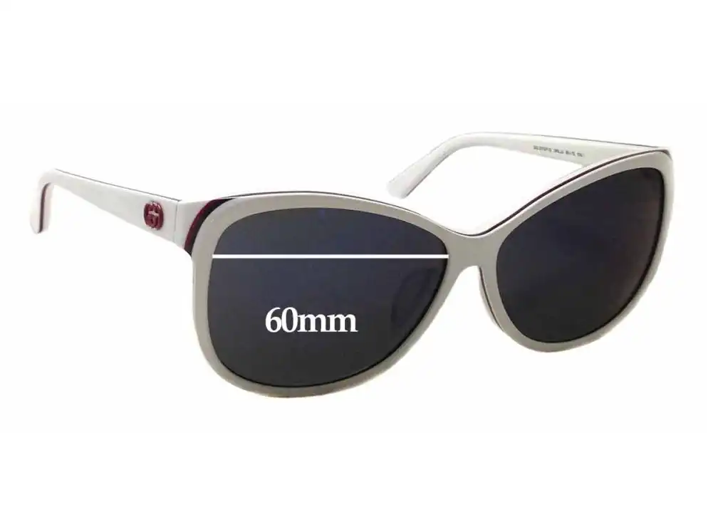 Sunglass Fix Lentes de Repuesto para Gucci GG3175/F/S - 60mm Wide Sunglass Fix Lentes de Repuesto para Gucci GG3175/F/S - 60mm Wide