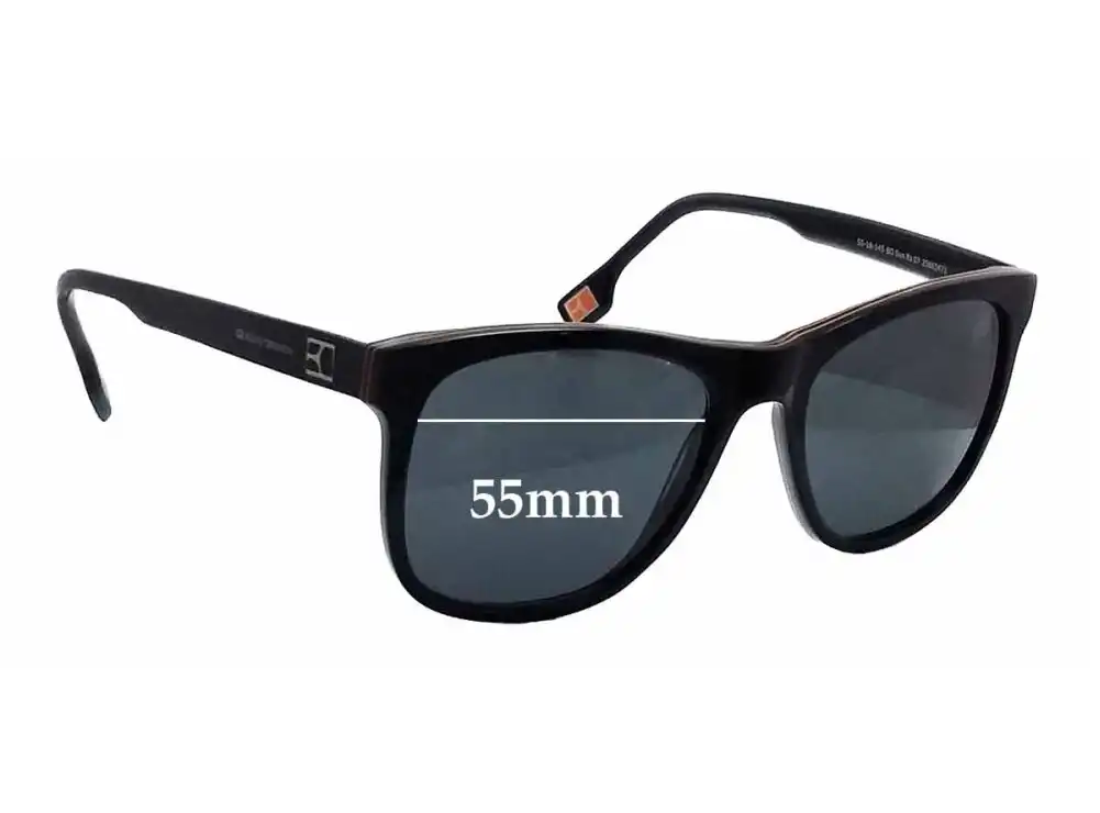 Sunglass Fix Lentes de Repuesto para Hugo Boss BO Sun Rx 07 - 55mm Wide Sunglass Fix Lentes de Repuesto para Hugo Boss BO Sun Rx 07 - 55mm Wide