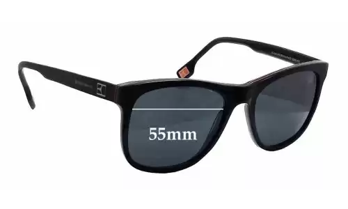 Sunglass Fix Lentes de Repuesto para Hugo Boss BO Sun Rx 07 - 55mm Wide Hugo Boss BO Sun Rx 07 Lentes de Repuesto 55mm wide
