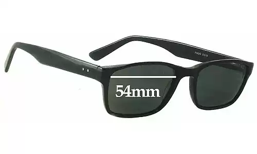 Sunglass Fix Lentes de Repuesto para In Style S215 - 54mm Wide Sunglass Fix Lentes de Repuesto para In Style S215 - 54mm Wide