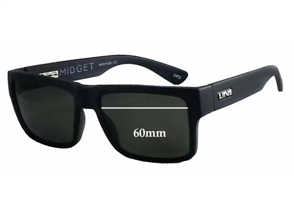 Sunglass Fix Lentes de Repuesto para Liive Midget - 60mm Wide Sunglass Fix Lentes de Repuesto para Liive Midget - 60mm Wide
