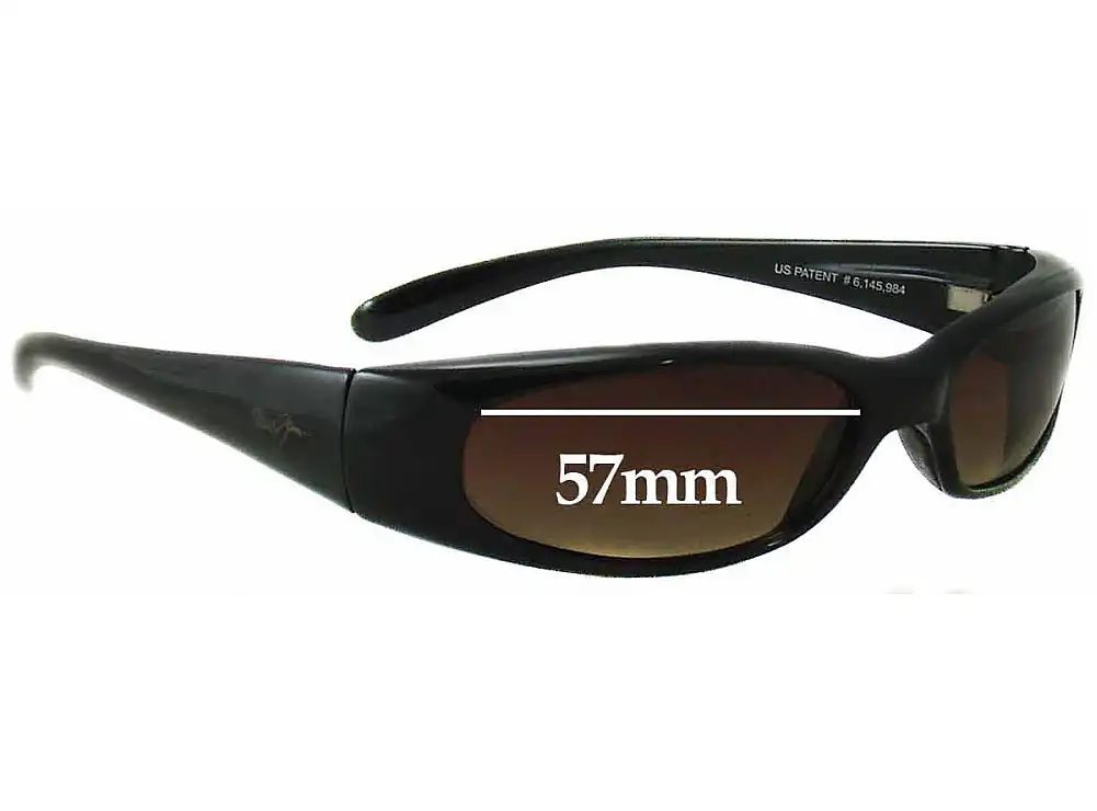 Sunglass Fix Lentes de Repuesto para Maui Jim MJ108 Seafarer - 57mm Wide Sunglass Fix Lentes de Repuesto para Maui Jim MJ108 Seafarer - 57mm Wide