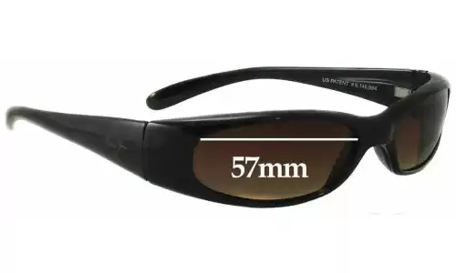 Sunglass Fix Lentes de Repuesto para Maui Jim MJ108 Seafarer - 57mm Wide Sunglass Fix Lentes de Repuesto para Maui Jim MJ108 Seafarer - 57mm Wide