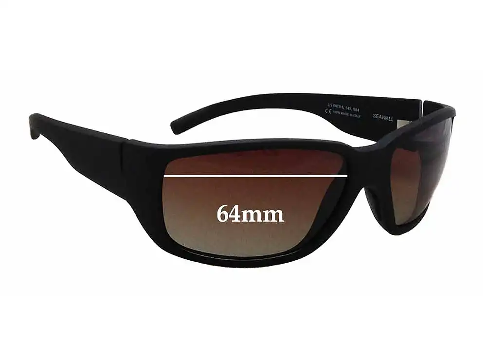 Sunglass Fix Lentes de Repuesto para Maui Jim MJ235 Seawall - 64mm Wide Sunglass Fix Lentes de Repuesto para Maui Jim MJ235 Seawall - 64mm Wide