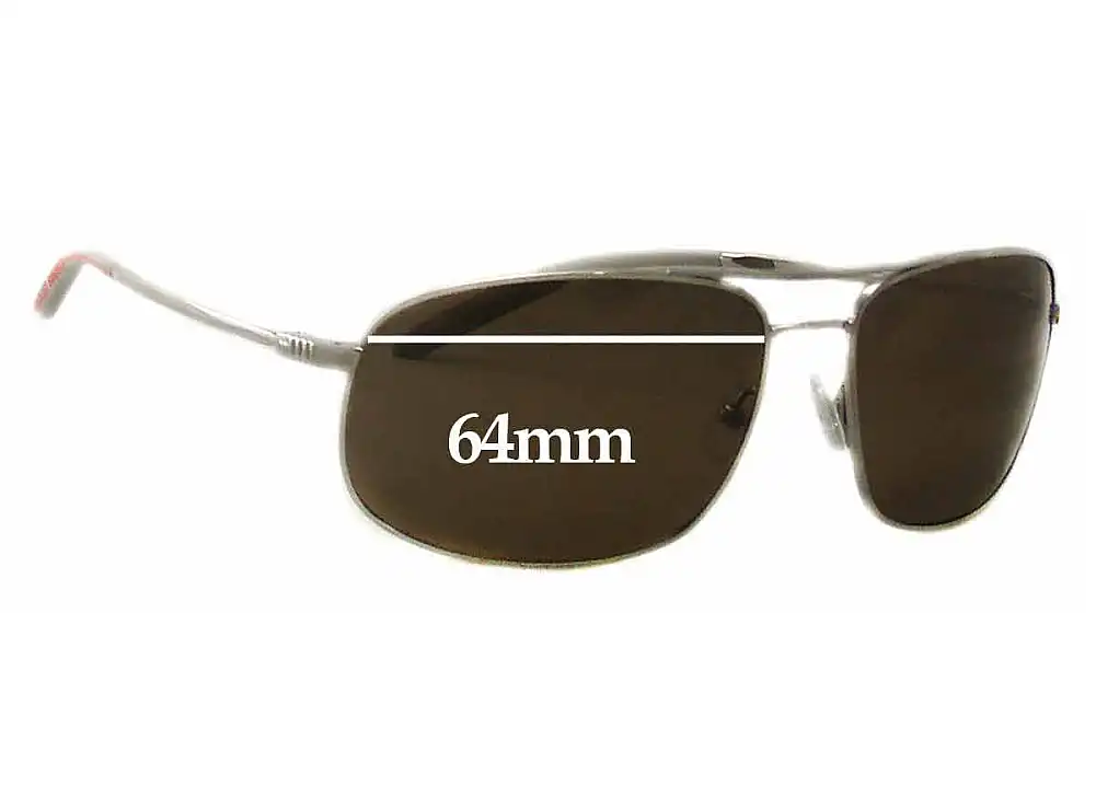 Sunglass Fix Lentes de Repuesto para Mosley Tribes Bronson - 64mm Wide Sunglass Fix Lentes de Repuesto para Mosley Tribes Bronson - 64mm Wide